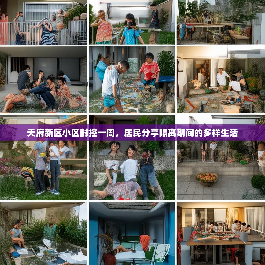 天府新区小区封控一周,居民分享隔离期间的多样生活