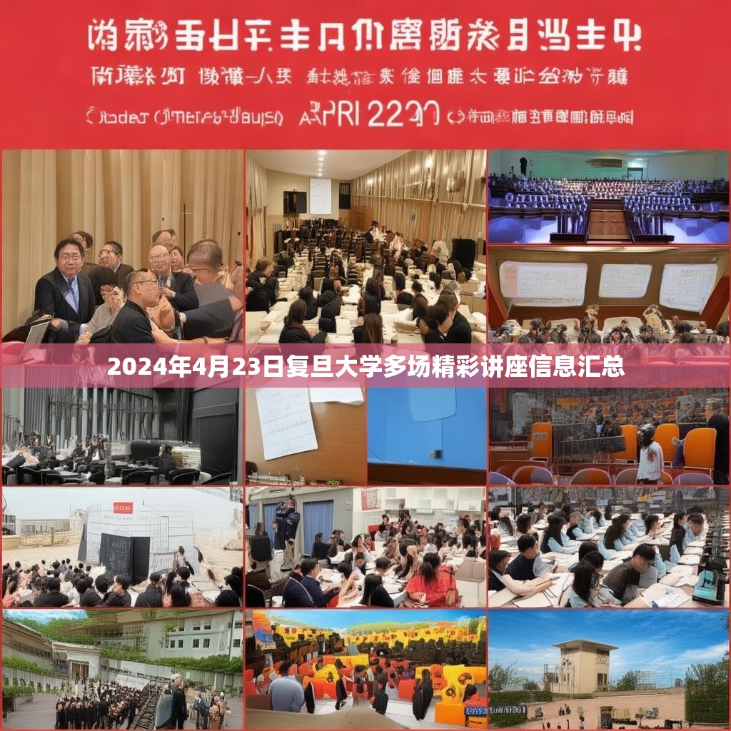 2024年4月23日复旦大学多场精彩讲座信息汇总