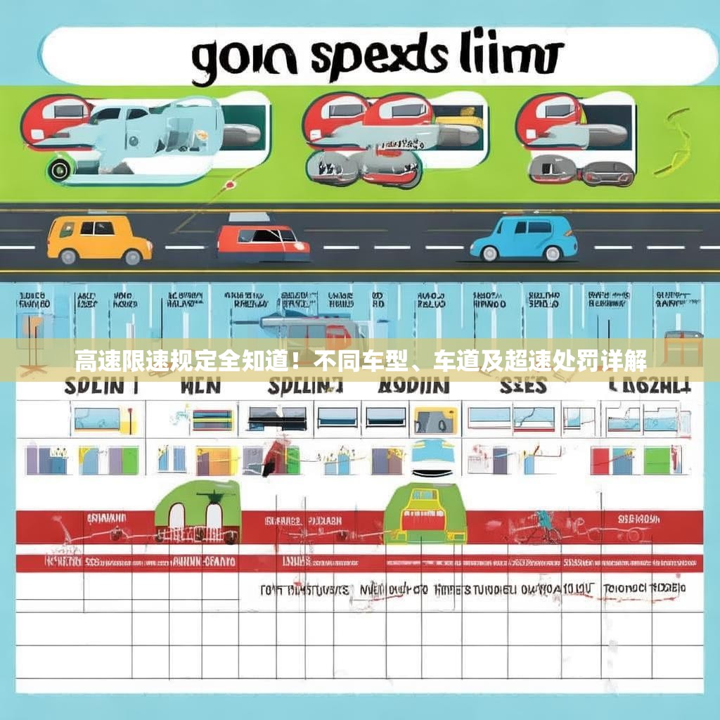高速限速规定全知道!不同车型、车道及超速处罚详解