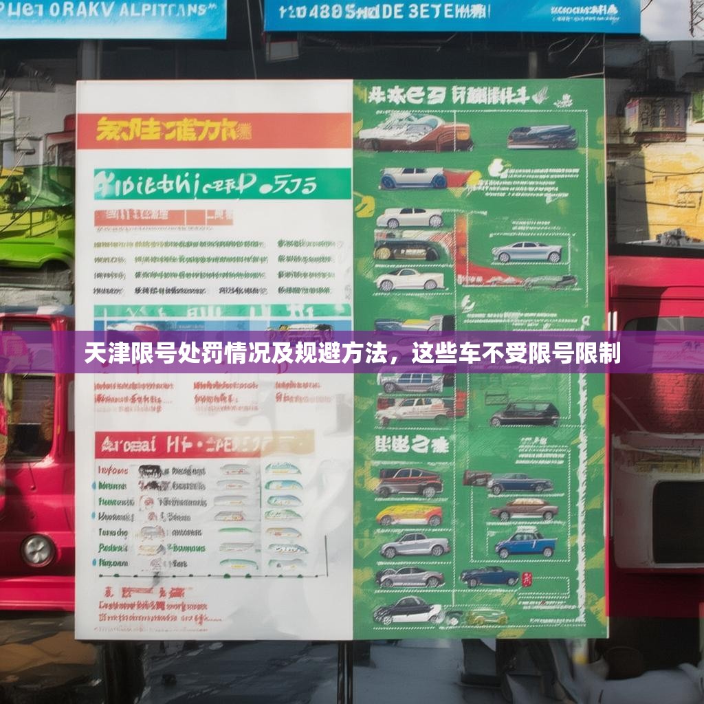 天津限号处罚情况及规避方法,这些车不受限号限制
