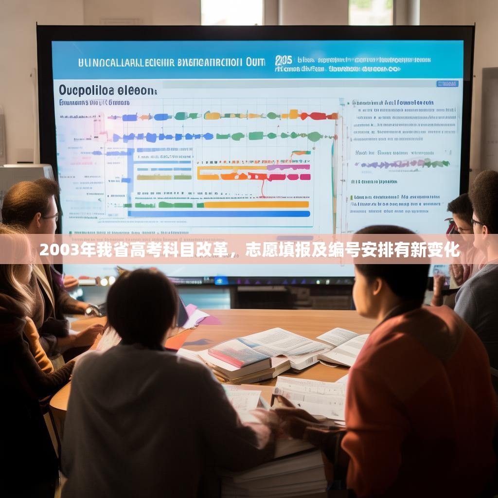 2003年我省高考科目改革，志愿填报及编号安排有新变化