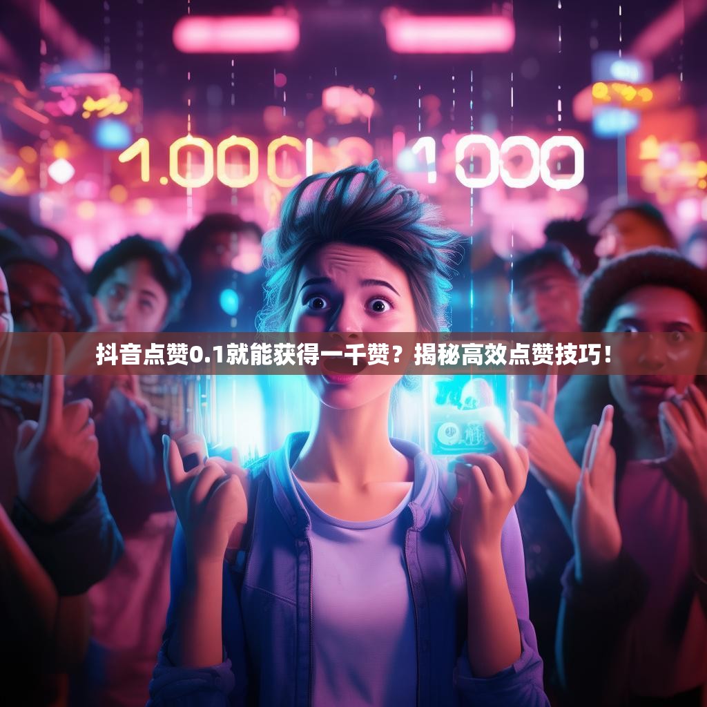 抖音点赞0.1就能获得一千赞？揭秘高效点赞技巧！