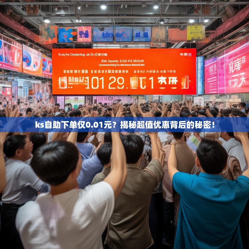 ks自助下单仅0.01元?揭秘超值优惠背后的秘密!