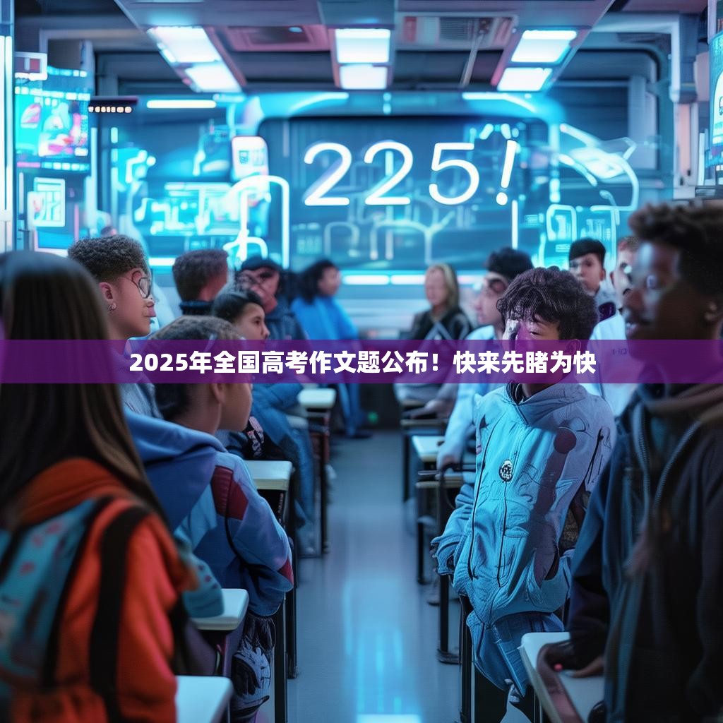 2025年全国高考作文题公布!快来先睹为快
