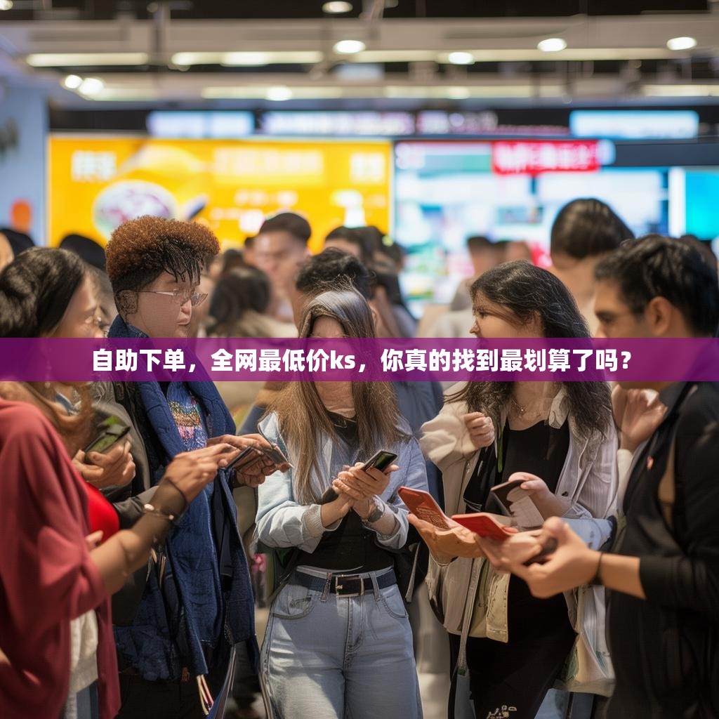 自助下单,全网最低价ks,你真的找到最划算了吗?