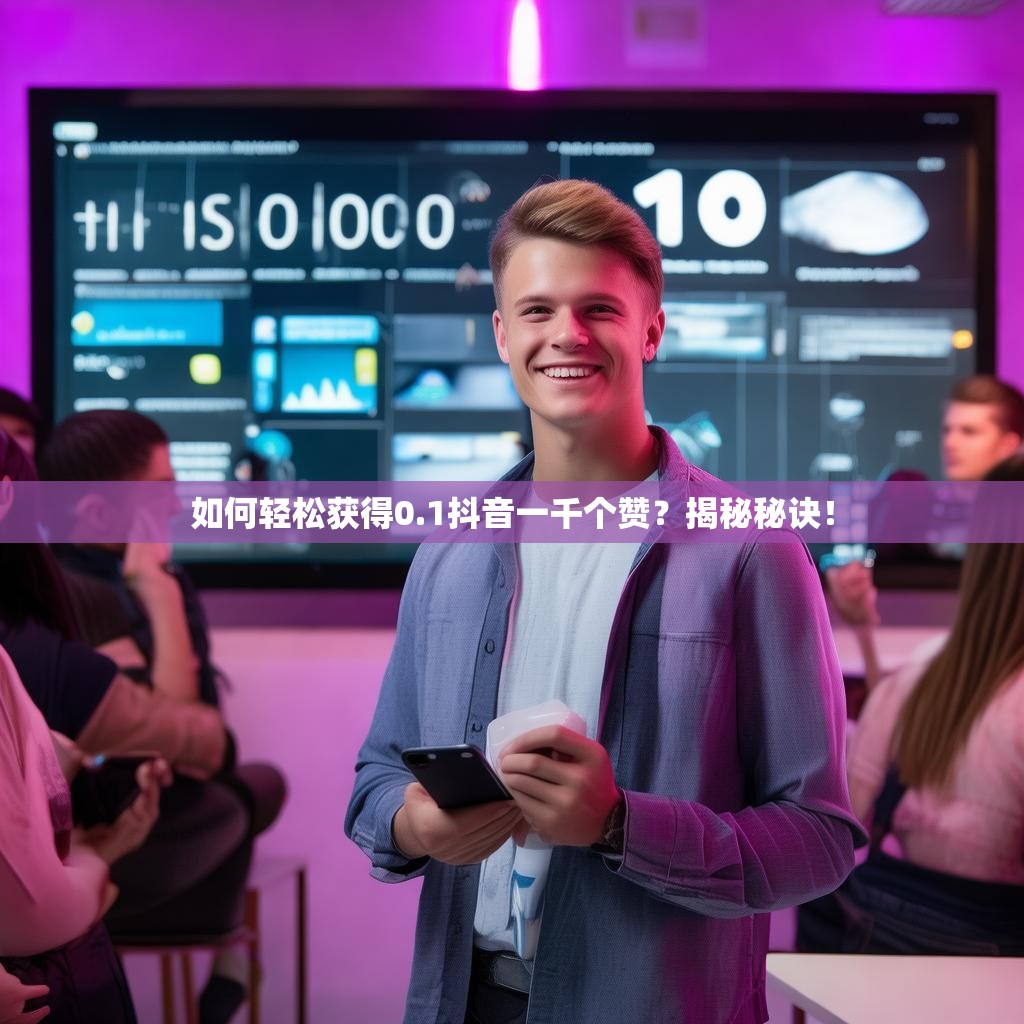 如何轻松获得0.1抖音一千个赞？揭秘秘诀！