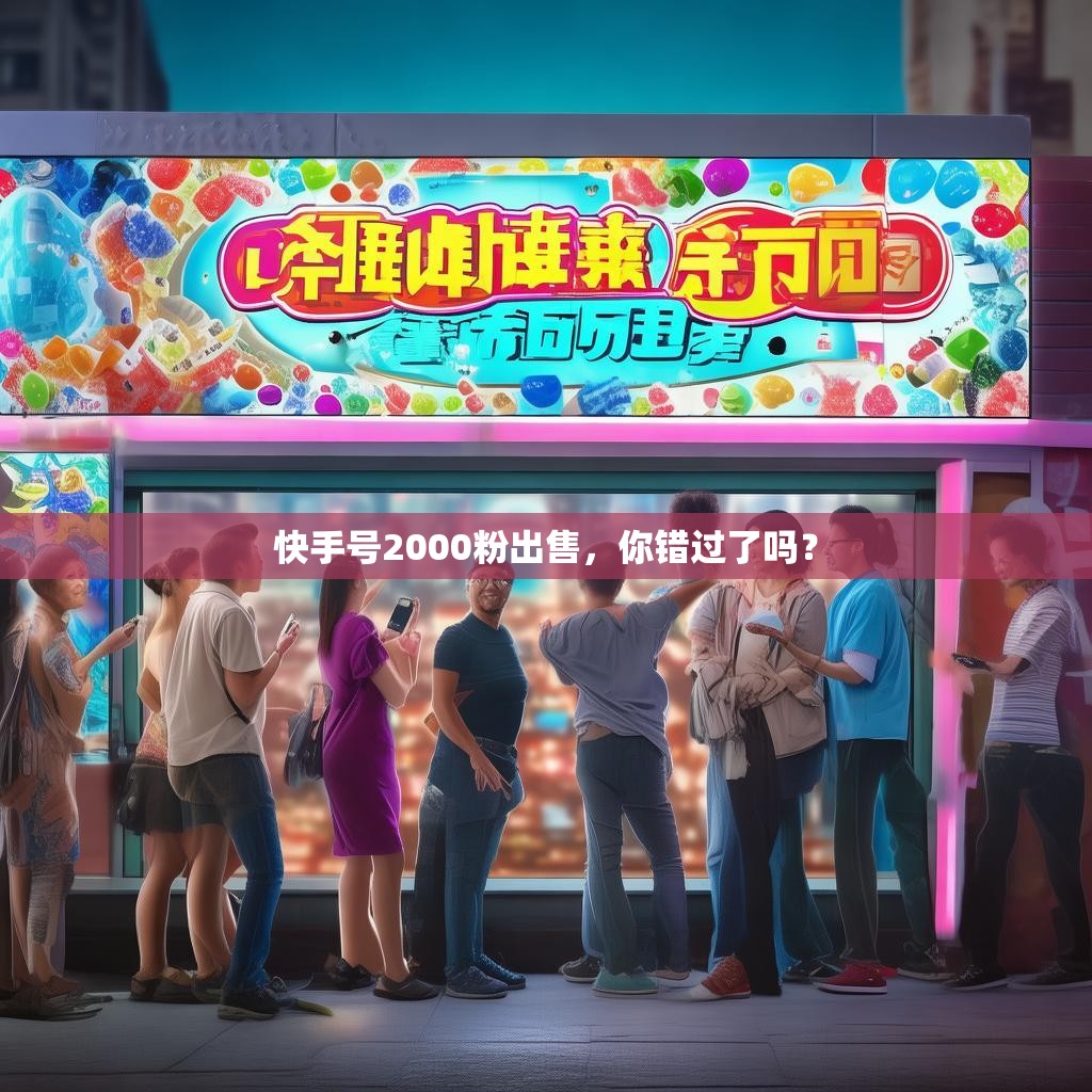 快手号2000粉出售，你错过了吗？