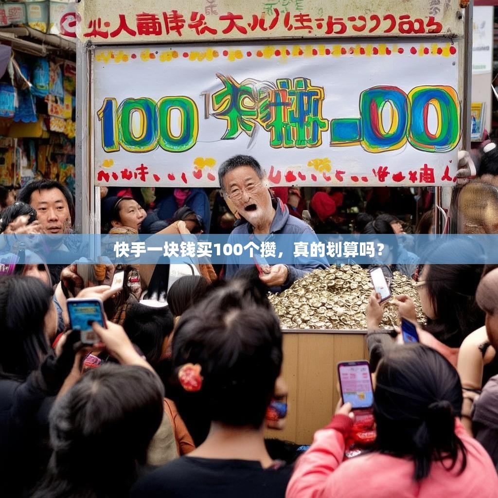 快手一块钱买100个攒,真的划算吗?