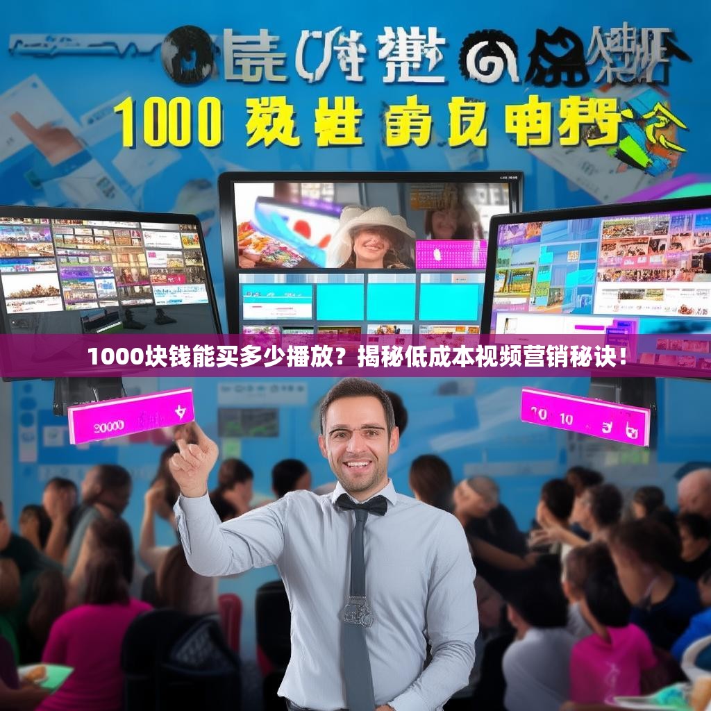 1000块钱能买多少播放?揭秘低成本视频营销秘诀!