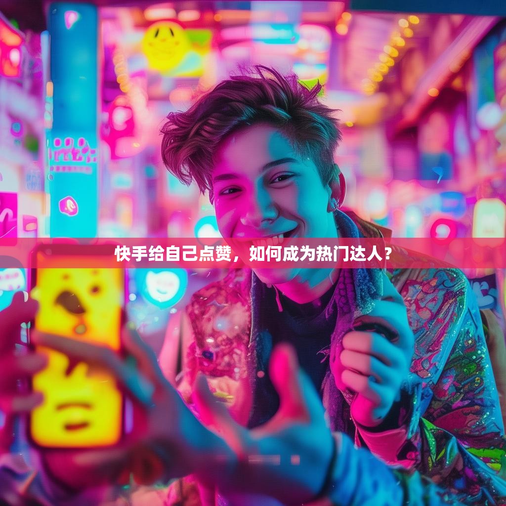 快手给自己点赞，如何成为热门达人？