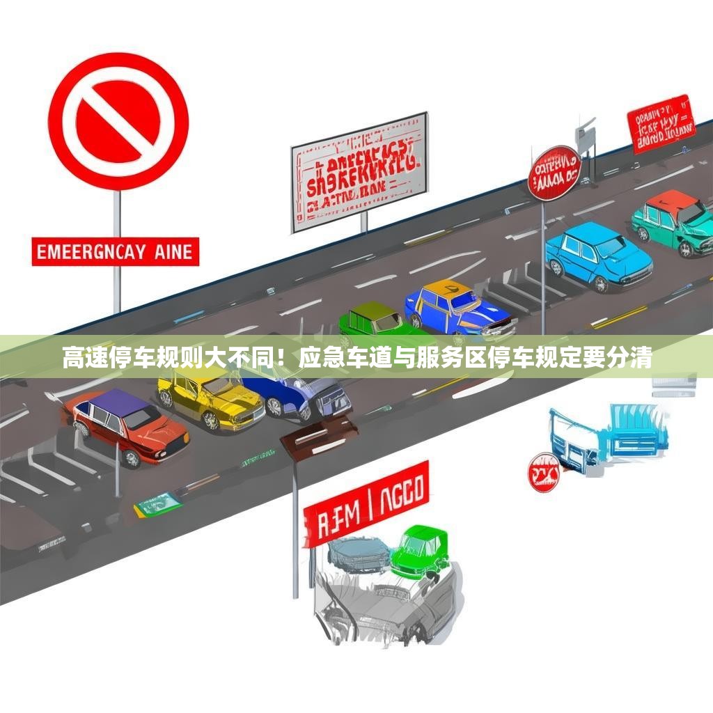 高速停车规则大不同！应急车道与服务区停车规定要分清