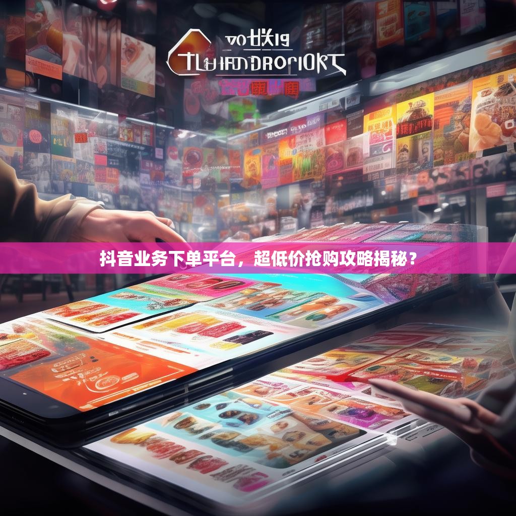 抖音业务下单平台,超低价抢购攻略揭秘?