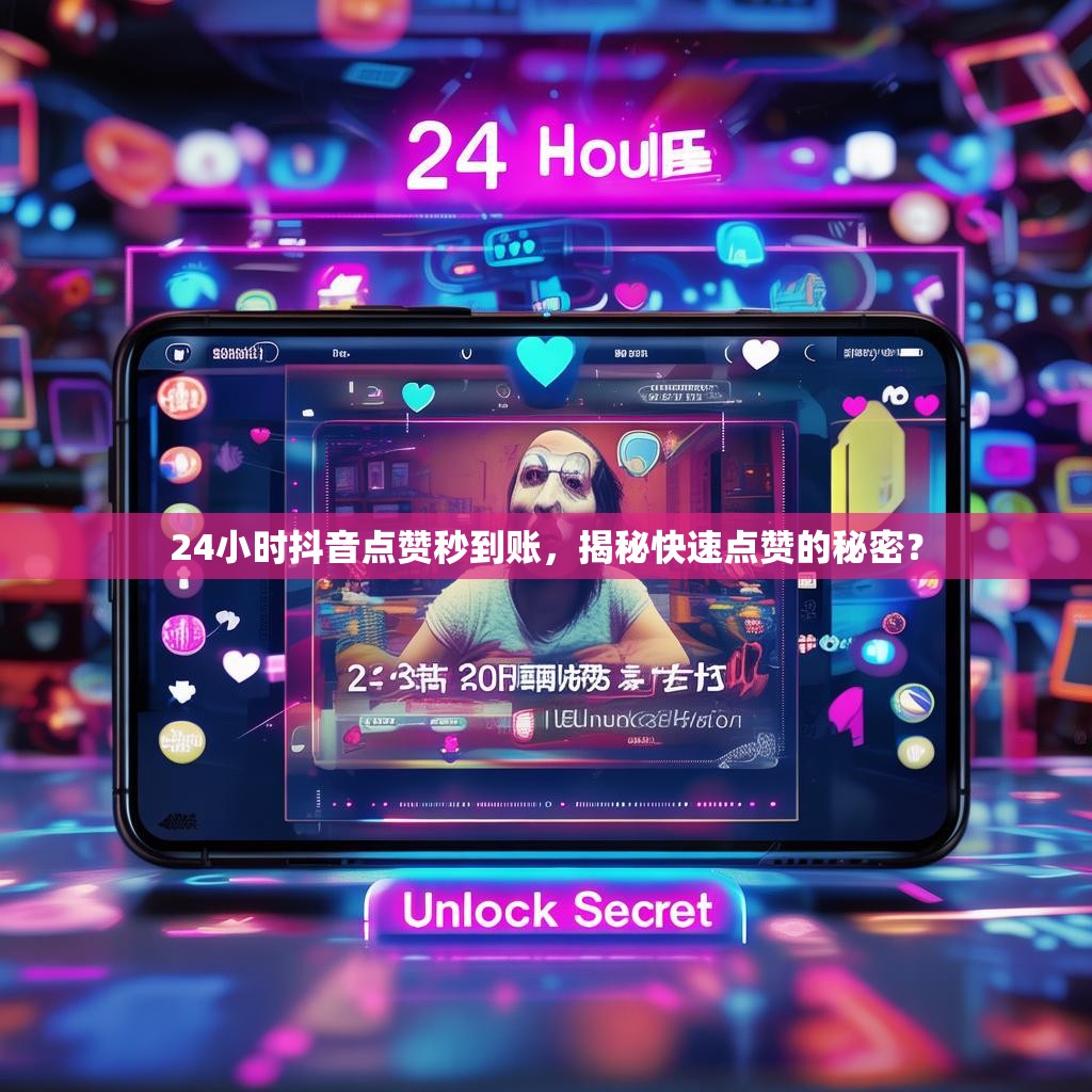 24小时抖音点赞秒到账，揭秘快速点赞的秘密？