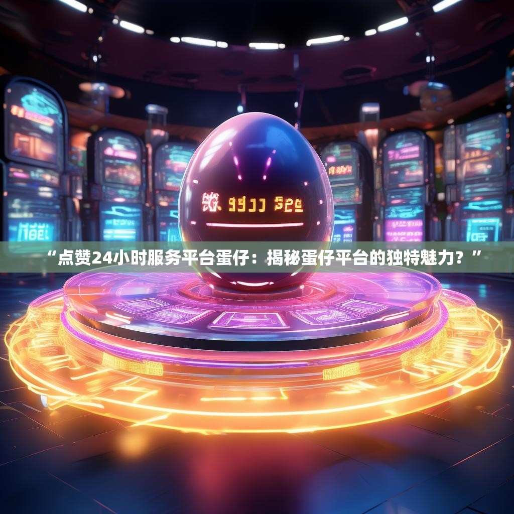 “点赞24小时服务平台蛋仔:揭秘蛋仔平台的独特魅力?”
