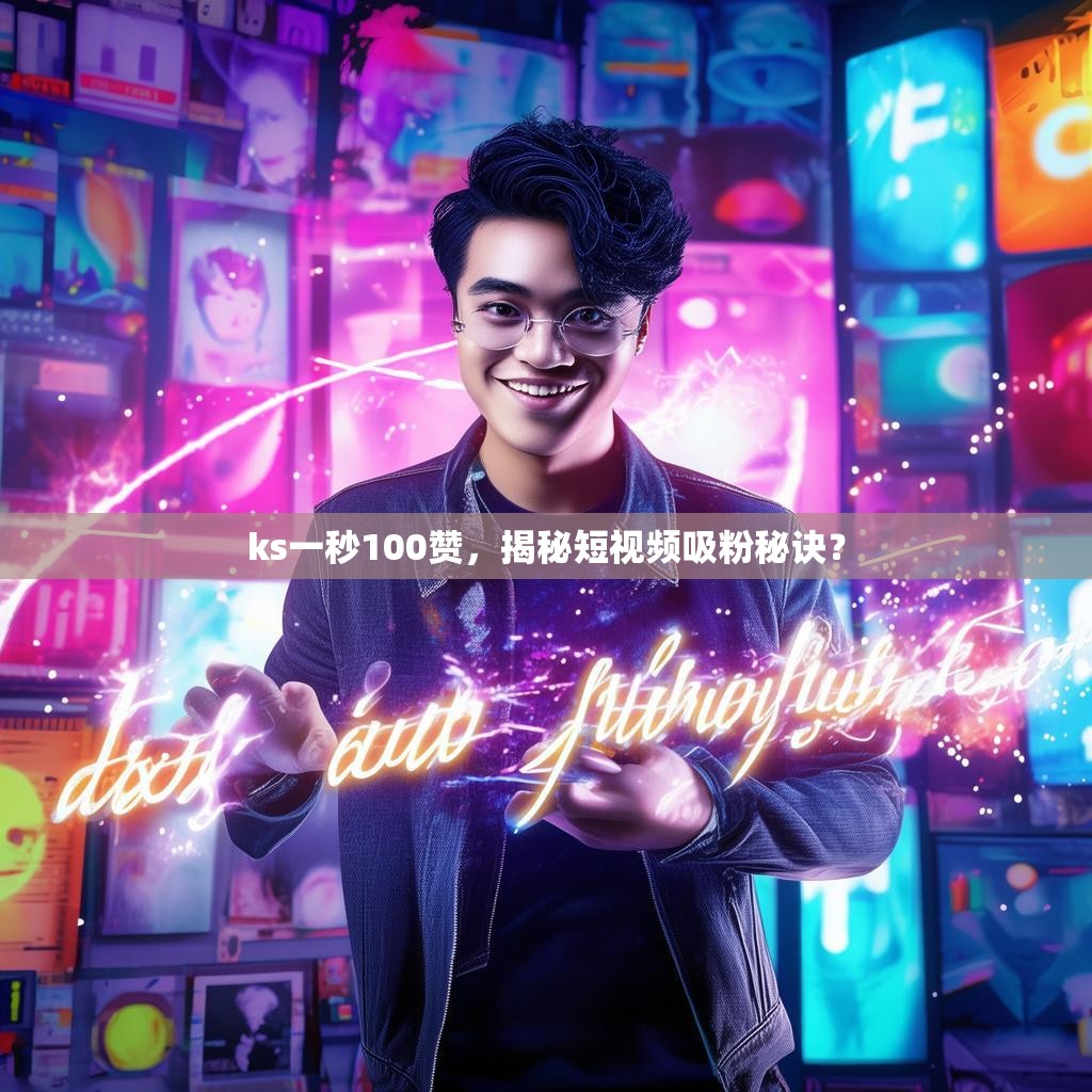 ks一秒100赞，揭秘短视频吸粉秘诀？