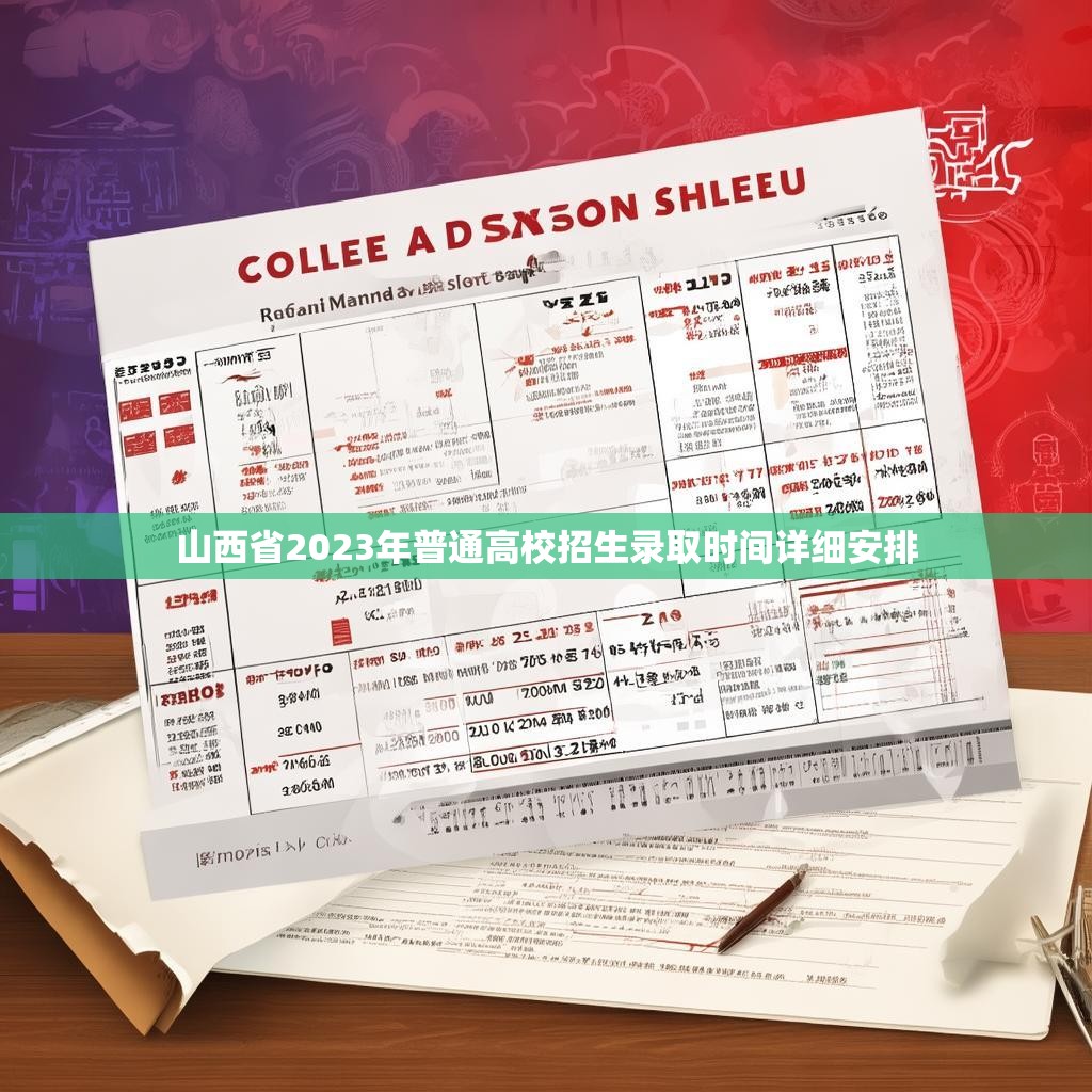 山西省2023年普通高校招生录取时间详细安排
