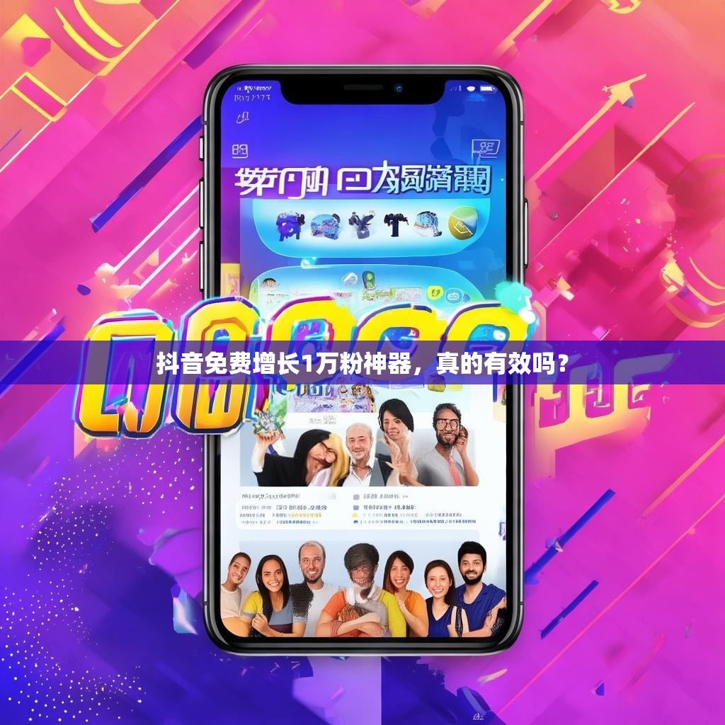 抖音免费增长1万粉神器，真的有效吗？