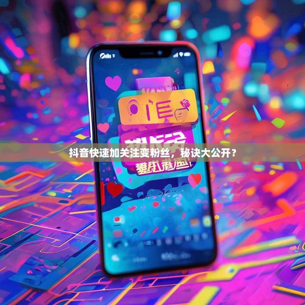 抖音快速加关注变粉丝，秘诀大公开？