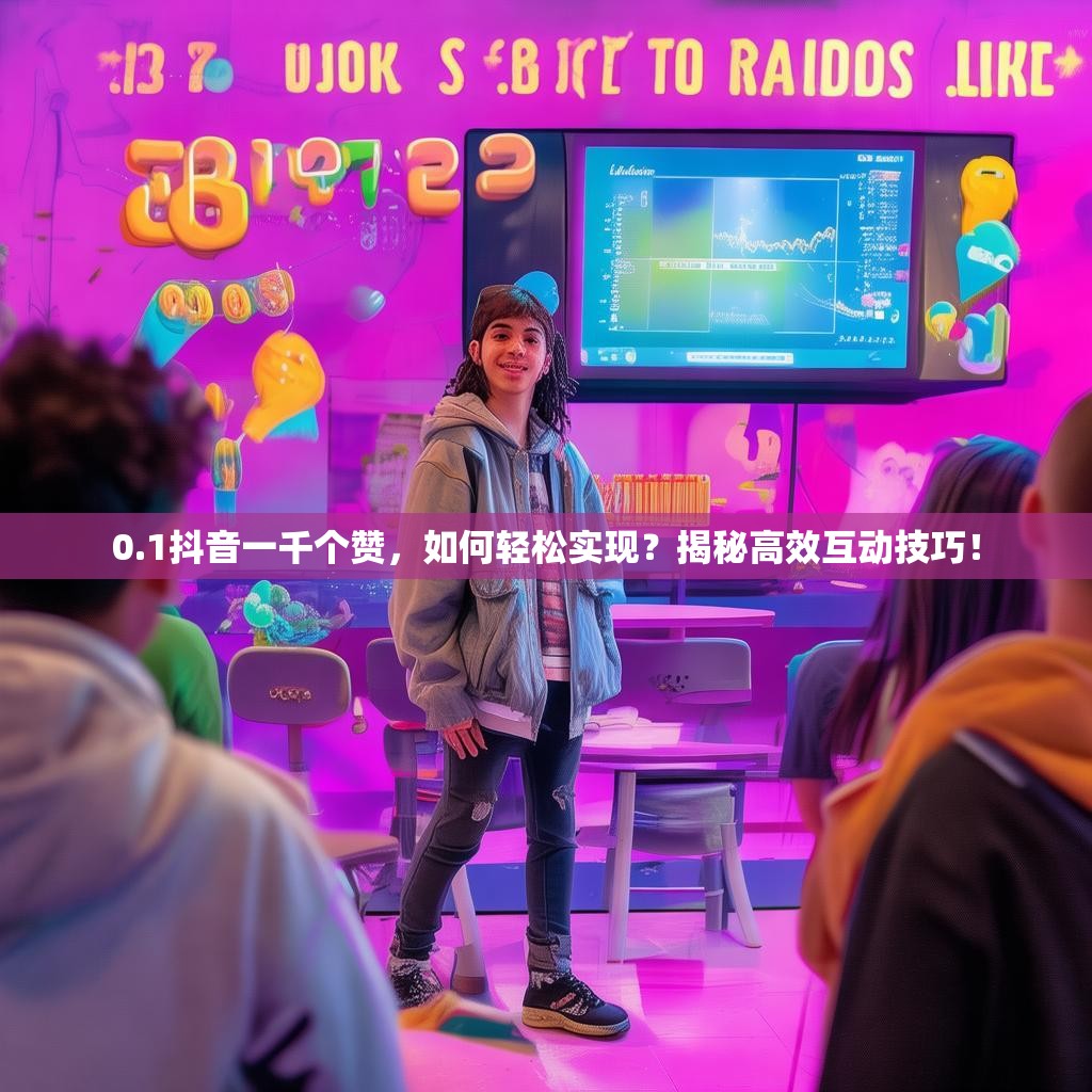 0.1抖音一千个赞，如何轻松实现？揭秘高效互动技巧！