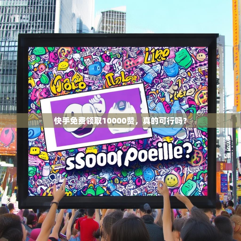 快手免费领取10000赞，真的可行吗？