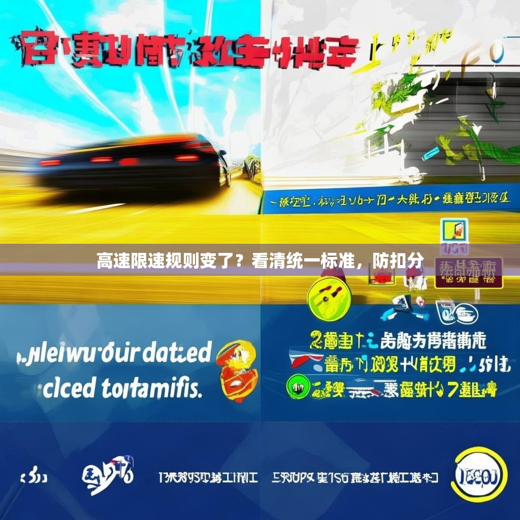 高速限速规则变了？看清统一标准，防扣分