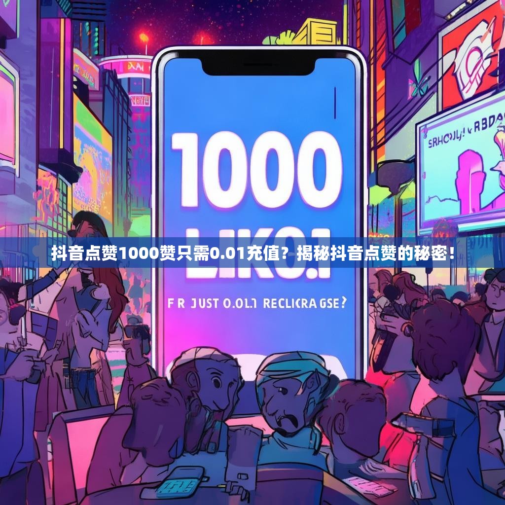 抖音点赞1000赞只需0.01充值?揭秘抖音点赞的秘密!