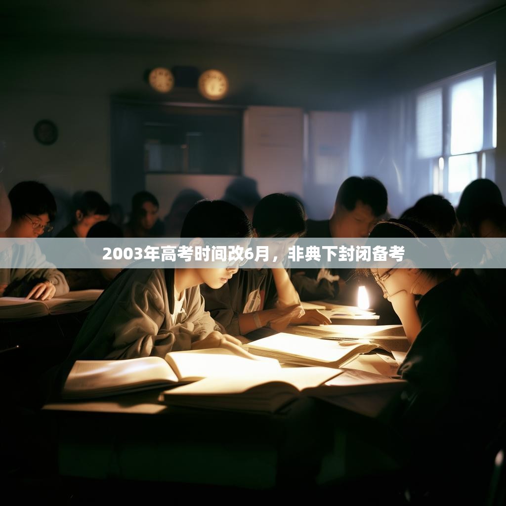 2003年高考时间改6月，非典下封闭备考