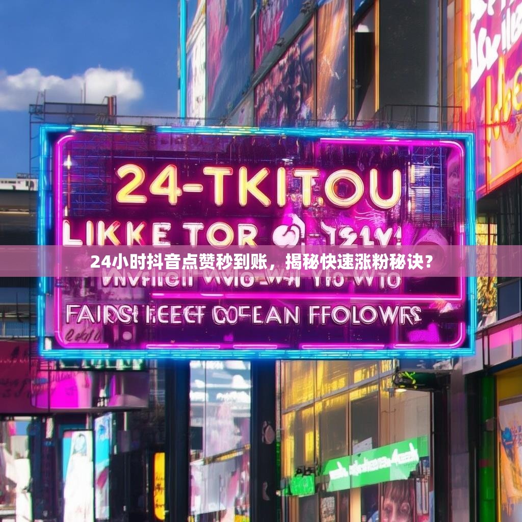 24小时<strong><mark>抖音点赞</mark></strong>秒到账，揭秘快速涨粉秘诀？
