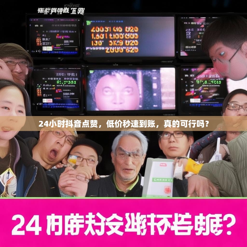 24小时抖音点赞，低价秒速到账，真的可行吗？