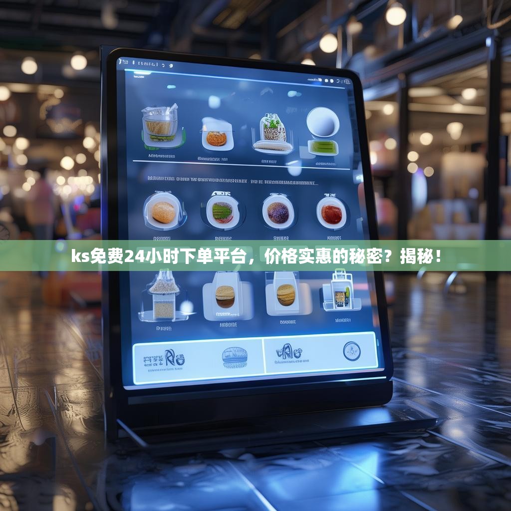 ks免费24小时下单平台,价格实惠的秘密?揭秘!