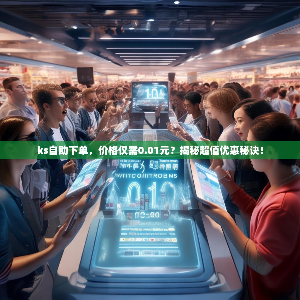 ks自助下单，价格仅需0.01元？揭秘超值优惠秘诀！