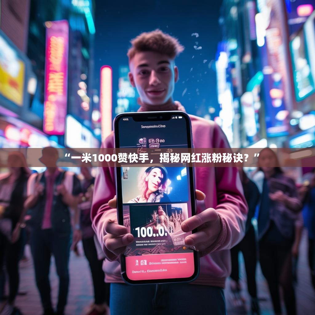 详细阅读:“一米1000赞快手,揭秘网红涨粉秘诀?” “一米1000赞快手,揭秘网红涨粉秘诀?”