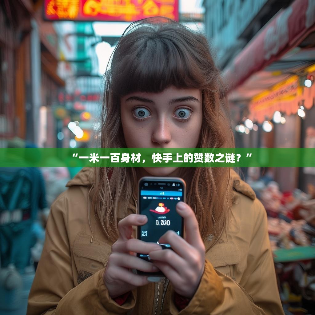 “一米一百身材，快手上的赞数之谜？”