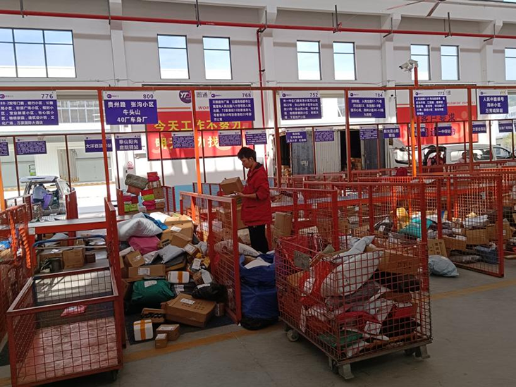 快递旺季 双11激战正酣 各地快递企业全力应对忙不停